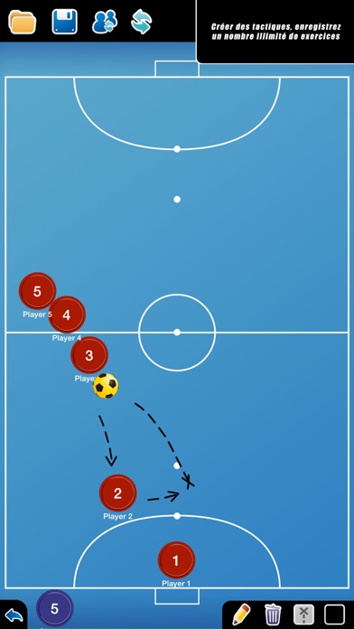 Screenshot #1 pour Planche Tactique: Futsal++