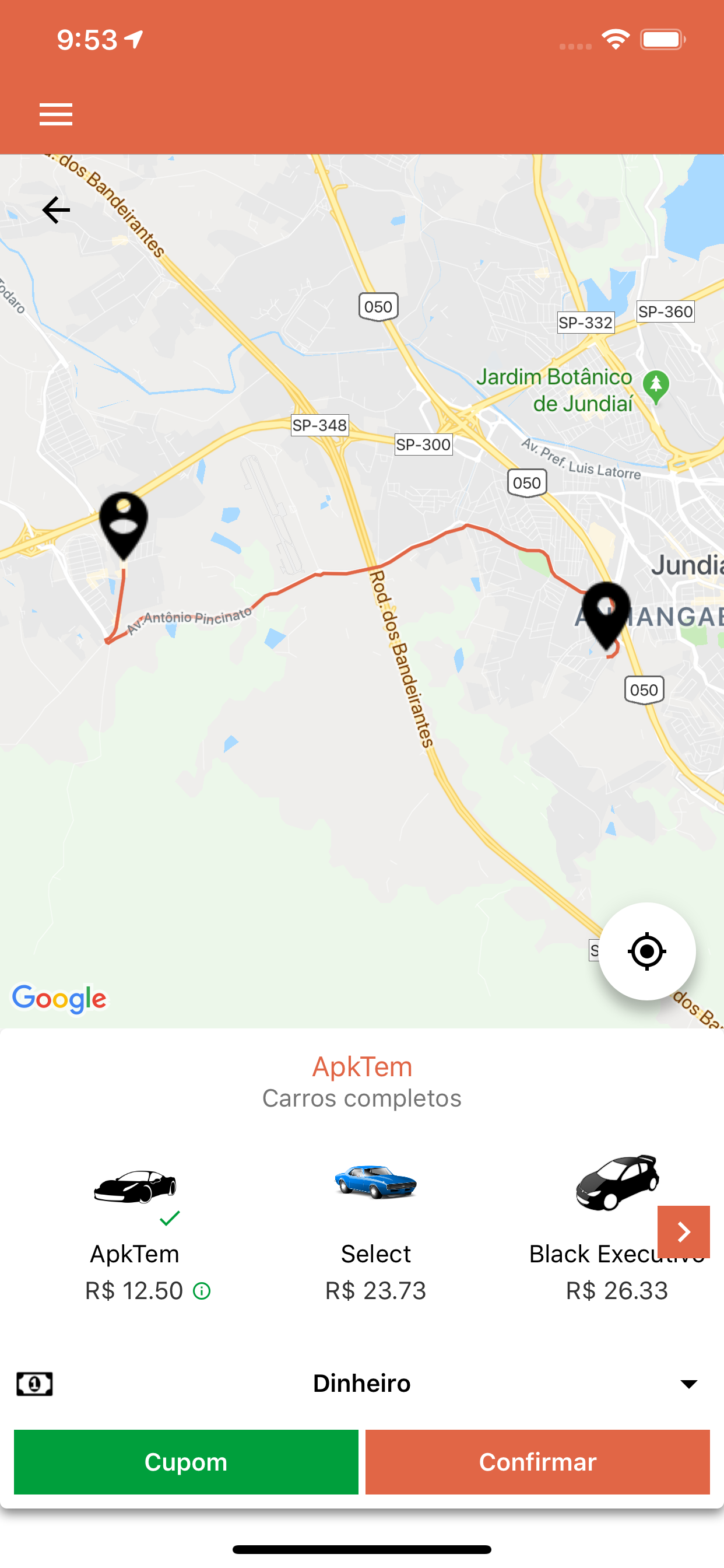 APKTEM PASSAGEIRO screenshot 2