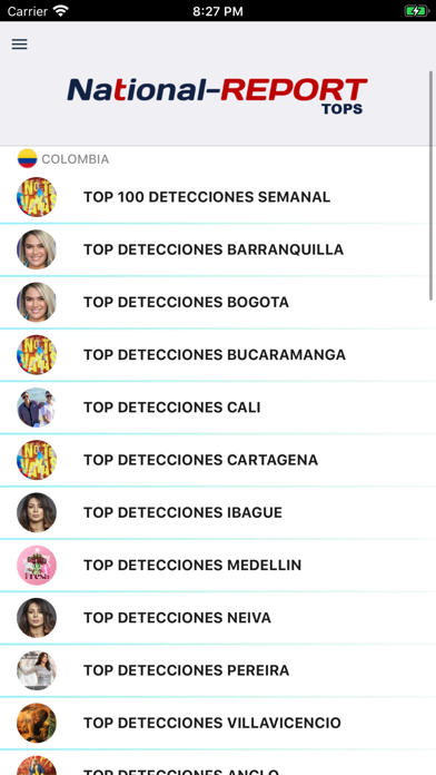 National Report iPhone screenshot 5 - Music app