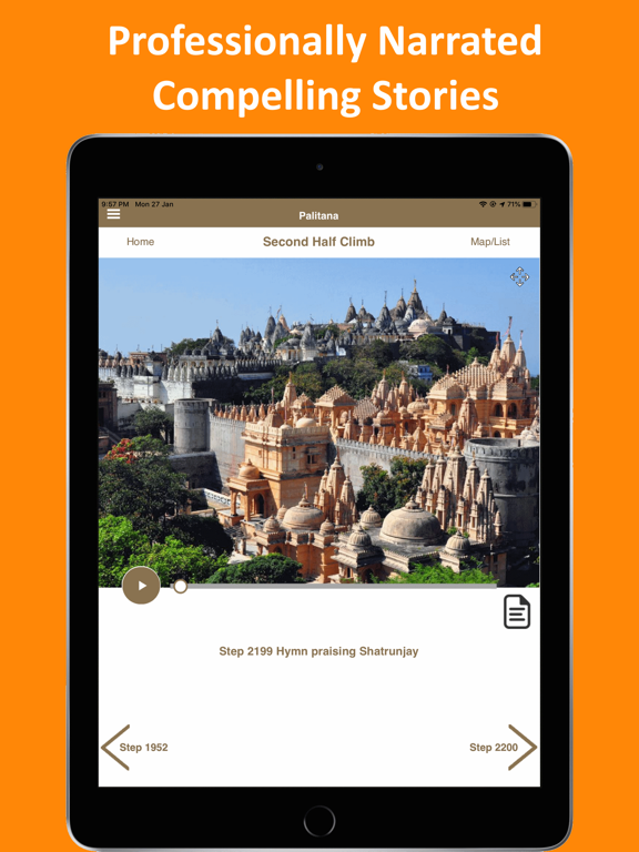 Palitana Shatrunjay Tour Guide iPad screenshot 4 - Travel app