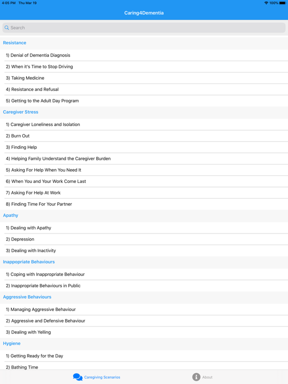 Screenshot #5 pour Caring4Dementia