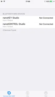 bluetooth midi connect iphone screenshot 1