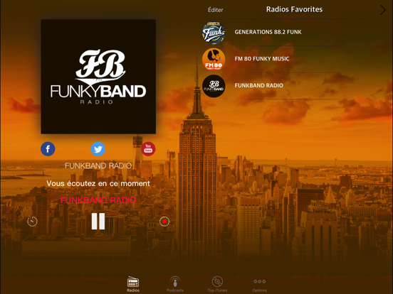 Screenshot #5 pour FUNK RADIO - Disco Funk Music