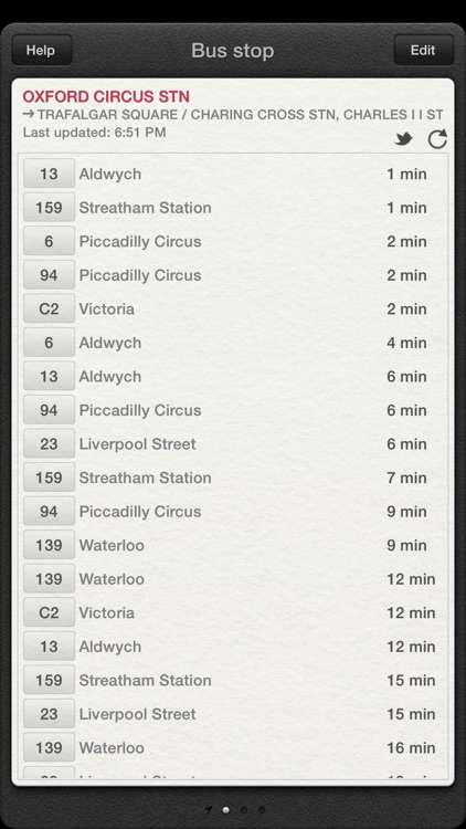 Next Bus Times London