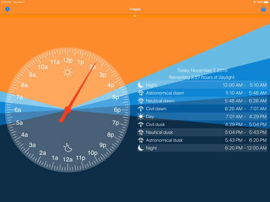DayLight.One iPad screenshot 2 - Weather app