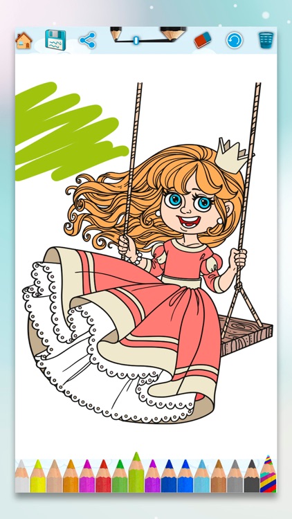 Magic Princess Coloring Books screenshot-3