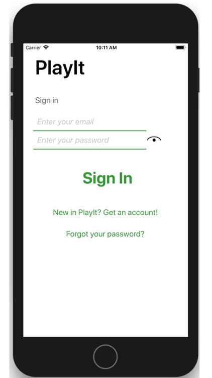 PlayIt - Sport Events