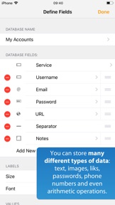 iDatabase screenshot