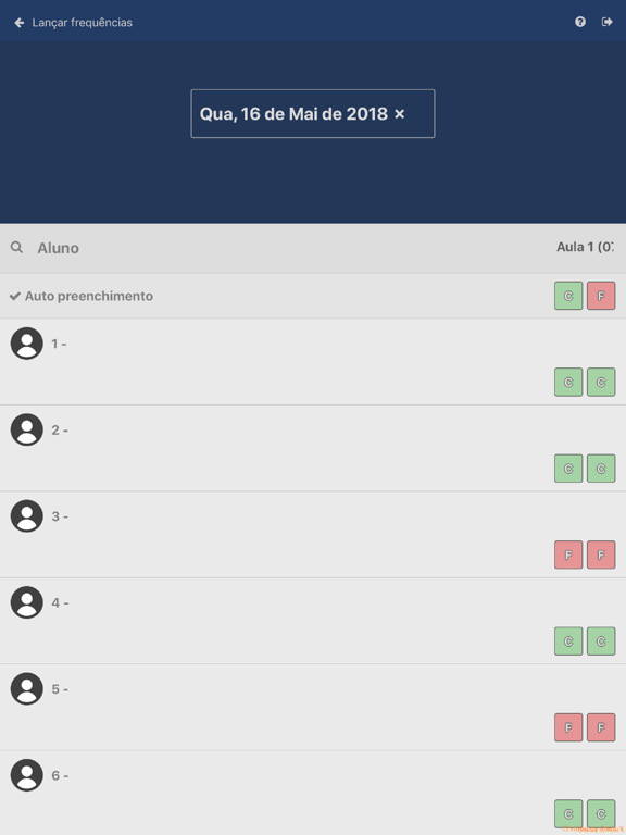 Screenshot #5 pour Diário de Classe