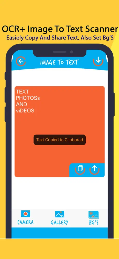OCR+ Image To Text Scanner