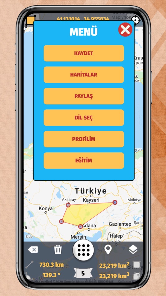 #5. GPS Alan Ölçümü Lite (iOS) 由: Oceanic Software