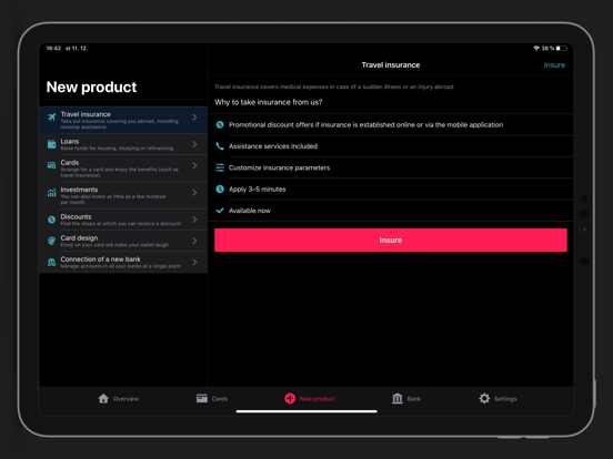 KB Mobilní banka iPad screenshot 4 - Finance app