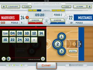 ScoreVision Basketball screenshot #2 for iPad