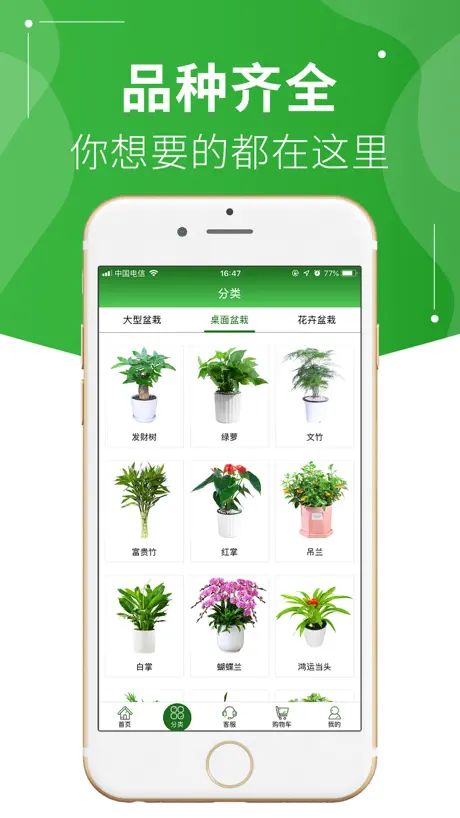绿植到家-花卉盆栽交易平台