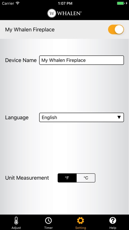 Whalen Bluetooth Fireplace screenshot-3