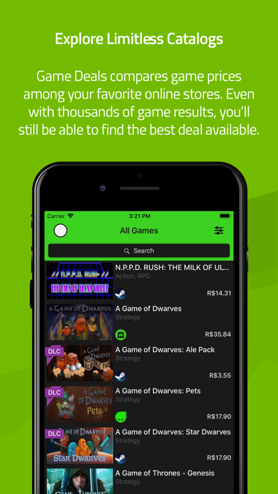Screenshot #1 pour Razer Game Deals