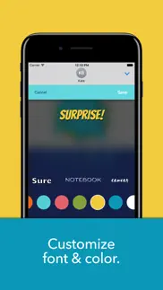 speech bubbles-custom stickers iphone screenshot 3