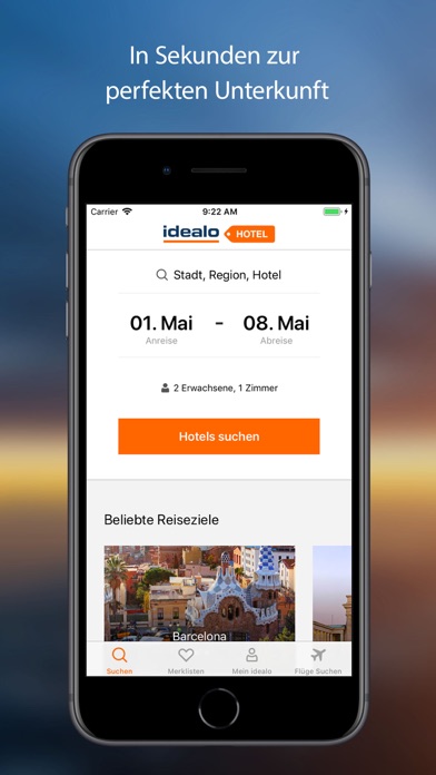 Screenshot #1 pour idealo Hotel & Ferienwohnung