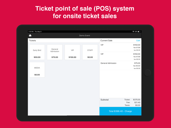 Guestlist Check-in by Sparxo iPad screenshot 2 - Utilities app