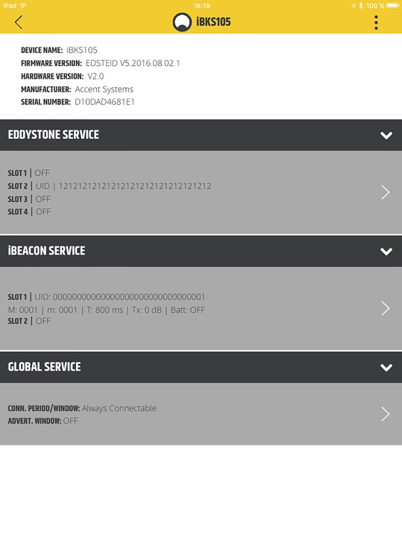 Screenshot #5 pour iBKS Config Tool