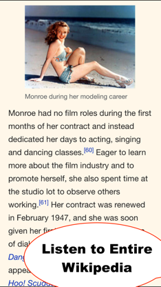 Audio for Wikipedia screenshot 2