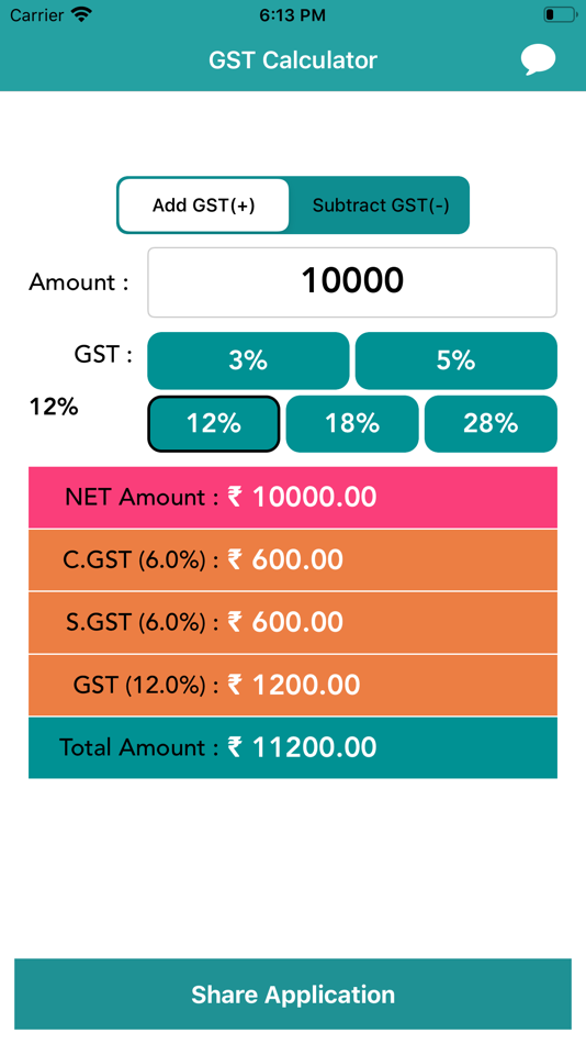 #3. GST Calculator - India (iOS) 由: Vishal Patel