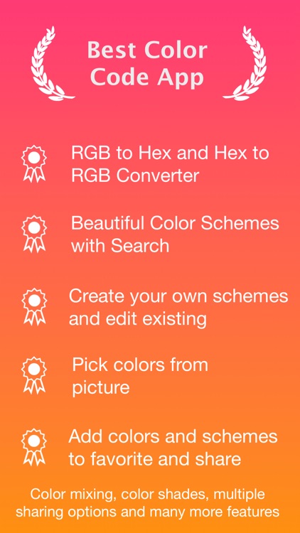 Color Scheme, Mix & Converter