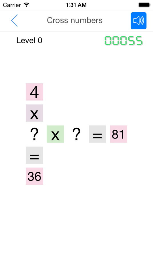 #1. Cross Number for children (iOS) 由: CROMBEZ Emmanuel