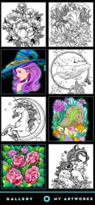 Coloring book for fun screenshot #4 for iPhone