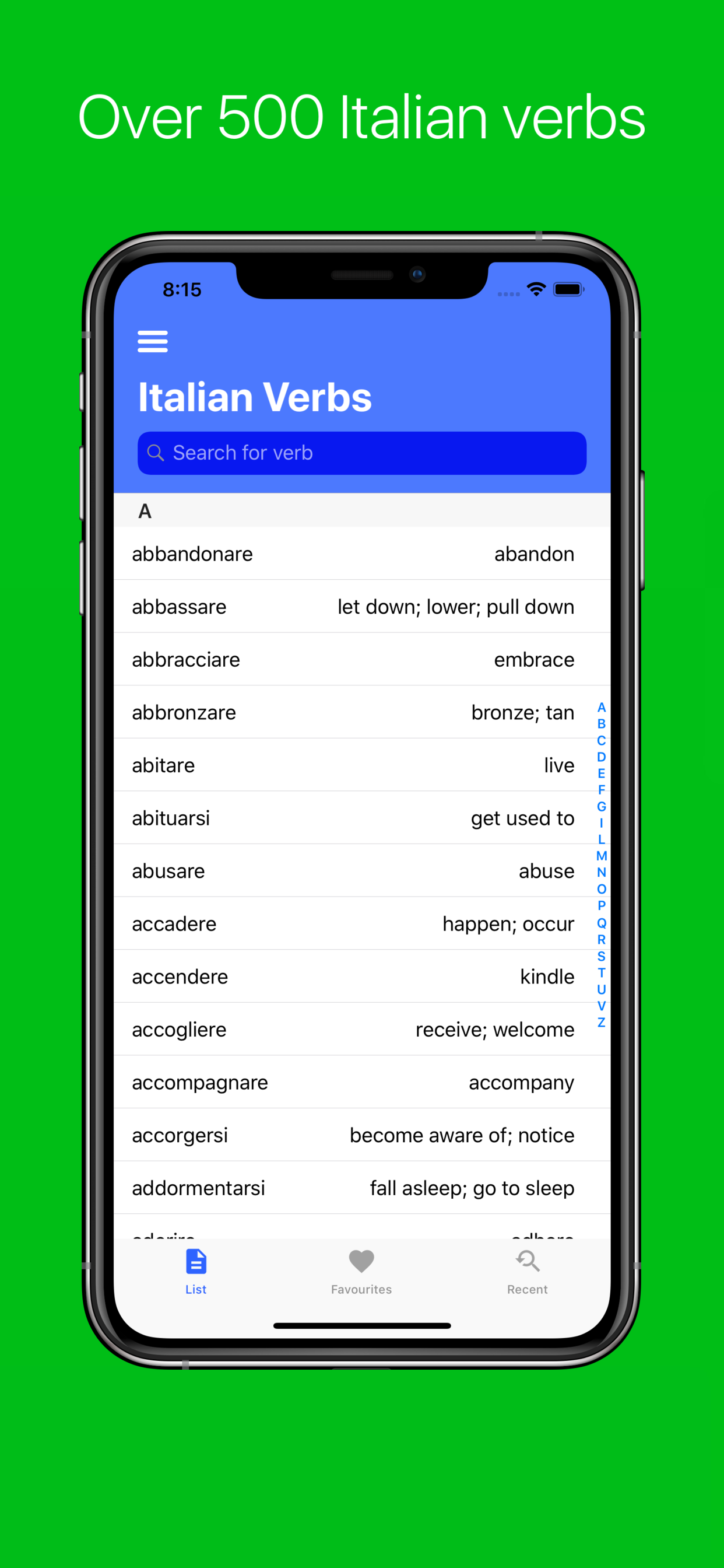 Italian Verb Conjugator screenshot 7