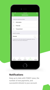 Fondy Merchant Portal screenshot