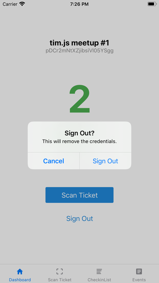 #9. ti.to registration (iOS) Podle: Espresoh Tech, LLC