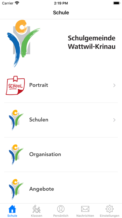 Schule Wattwil-Krinau Screenshot