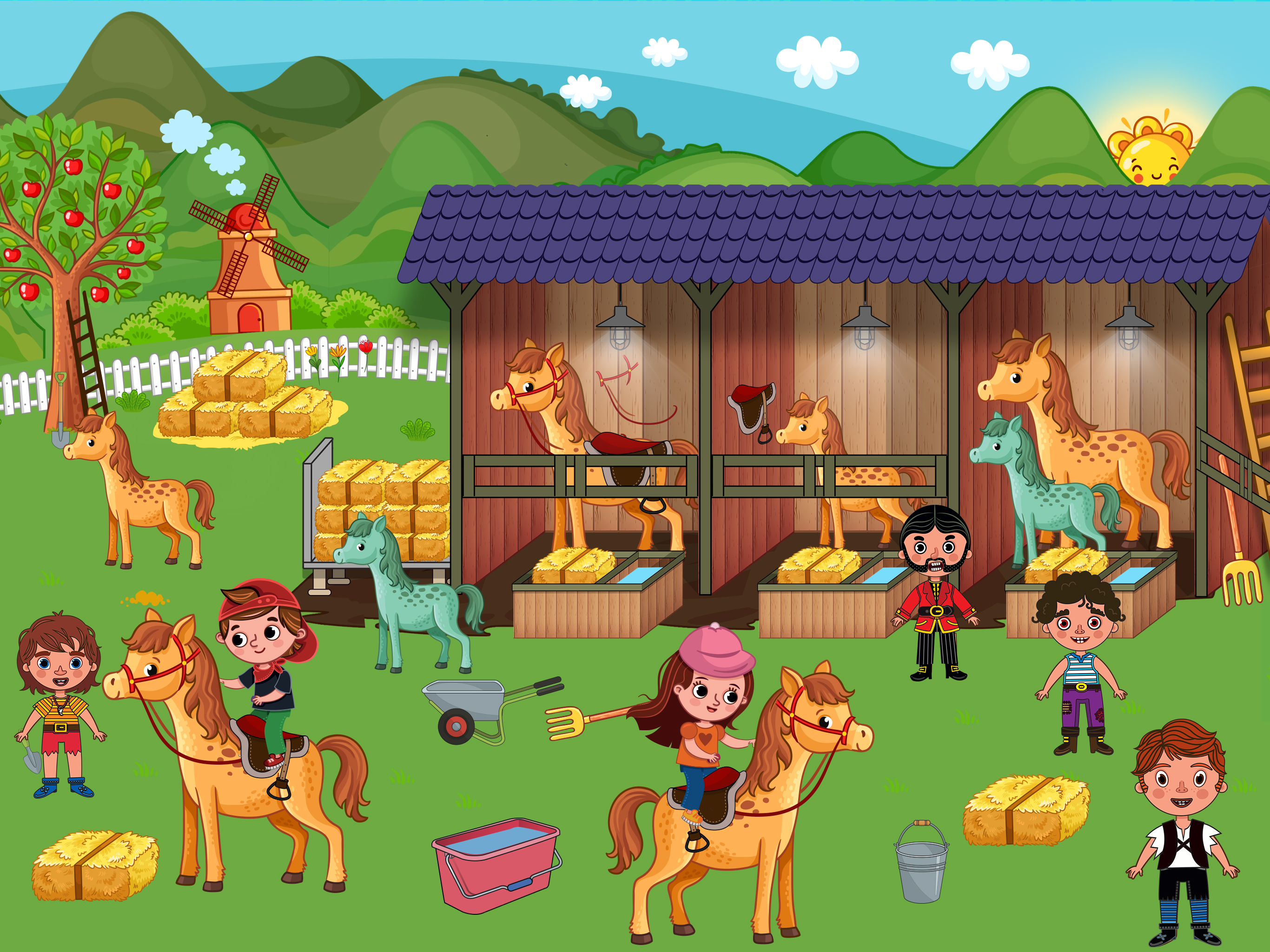Pretend Play Village Life