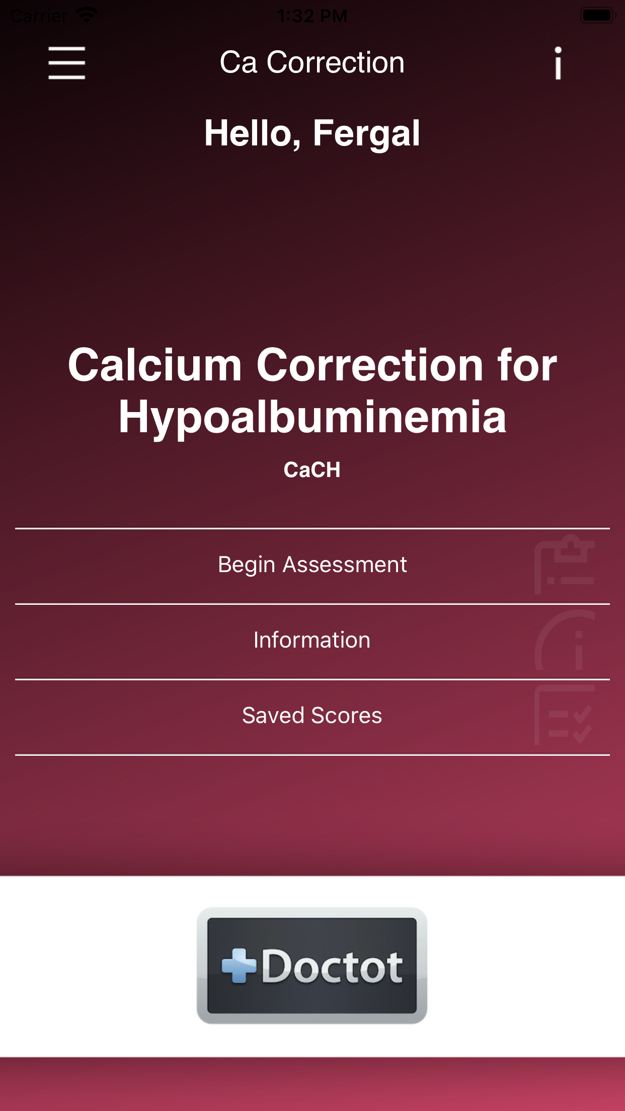 Calcium Correction