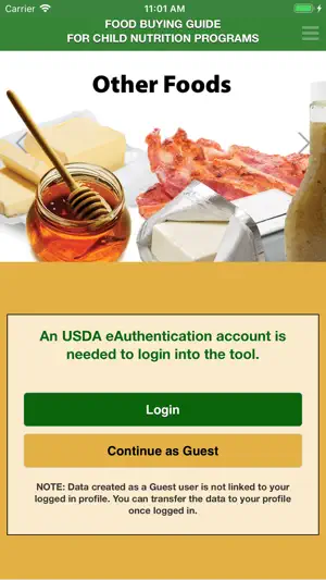 USDA FBG screenshot 1