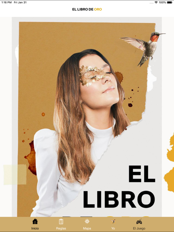 El Libro de Oro iPad screenshot 1 - Book app