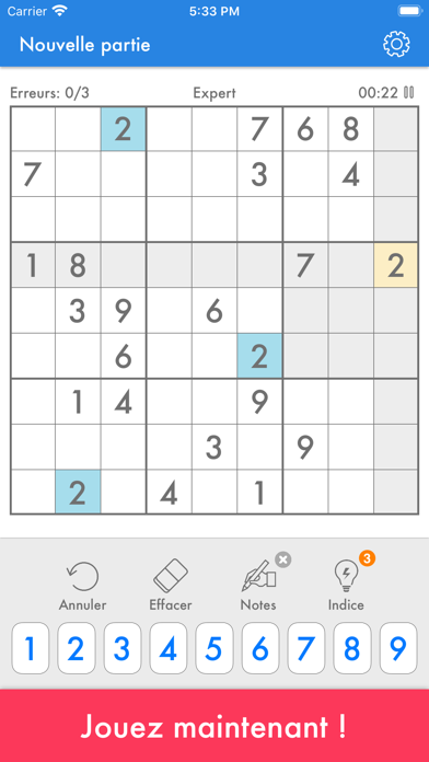 Screenshot #3 pour Sudoku ~ Casse-tête logique