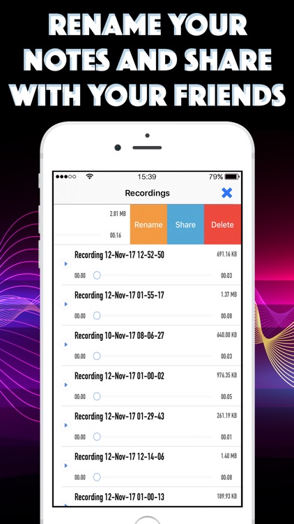 Vocal Notes Recorder