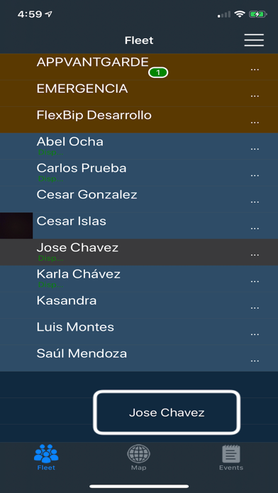 FlexBip iPhone screenshot