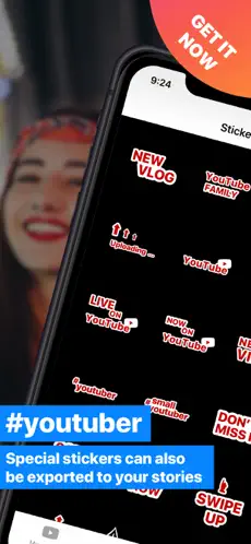 Captura 6 YT Sticker Subscribers Studio iphone