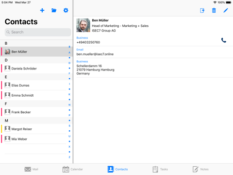 ISEC7 MAIL for Workspace ONE screenshot 3