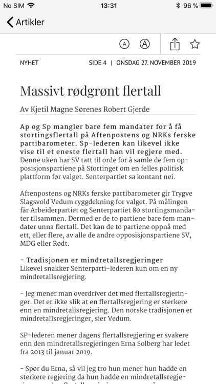 Aftenposten eAvis screenshot-4