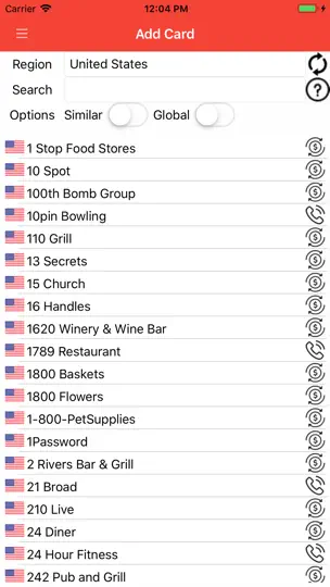 Скриншот Gift Card Balance (GCB) на iPhone 6