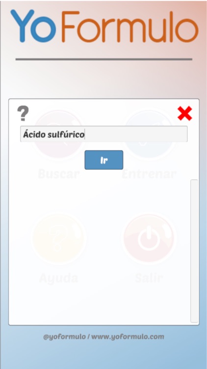 YoFormulo Formulación química
