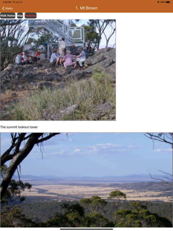 Flinders Ranges Walks iPad screenshot 4 - Reference app