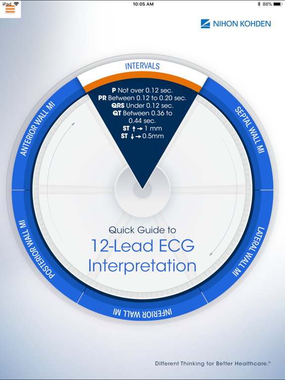 Screenshot #5 pour NK 12-Lead ECG Wheel