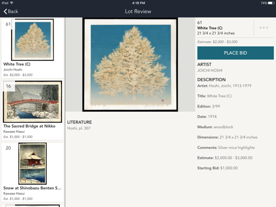Screenshot #6 pour Floating World Auctions
