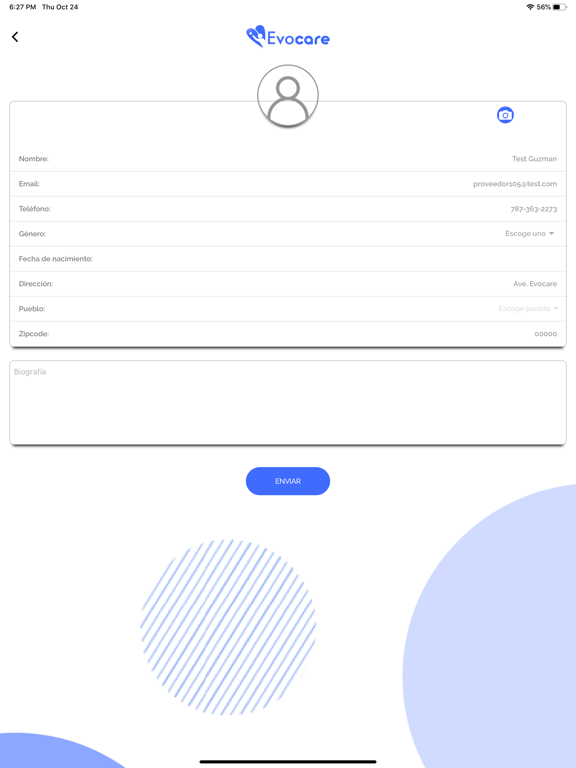 Evocare Provider iPad screenshot 3 - Business app