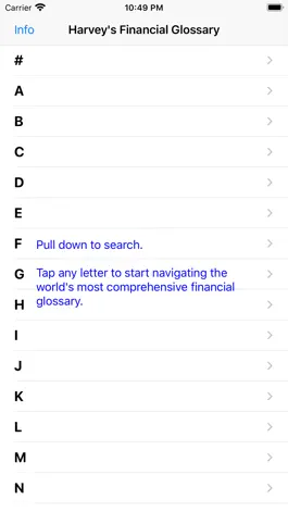 Game screenshot Harvey's Financial Glossary + mod apk